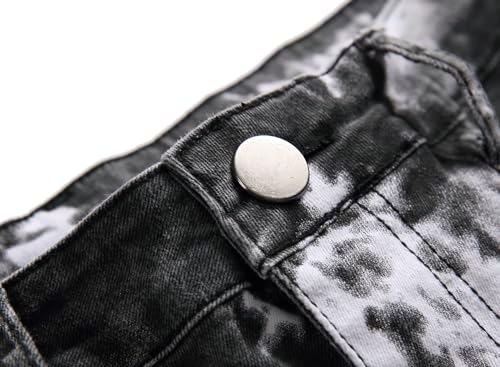 RANMCC Men's Printed Stretch Skinny Jeans Premium Slim Fit Fashionable Designs Denim Pants Jeans4