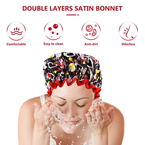 PIXNOR 3 Peças de Tuca de Cetim Tuca de Drmir de Seda Natural Tuca de Drmir Grrpara Drmir Chapéu Elá