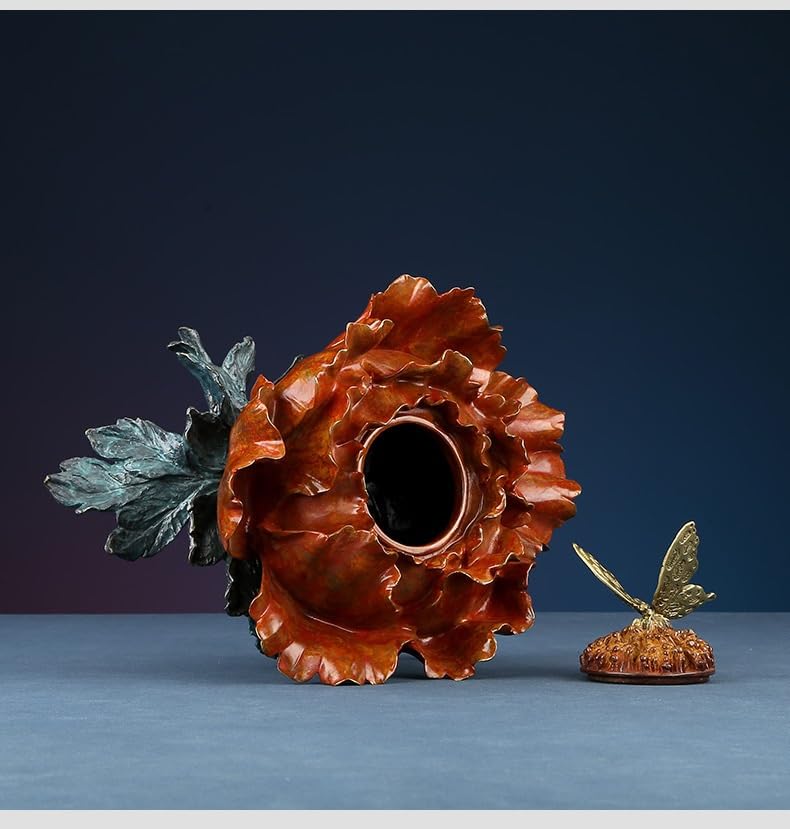 Incense-Holder-Copper-Peony-Incense-Burner-Household-Incense-Burner-Handicraft-Sandalwood-Incense-Burner-Incense-Burner Incense Holder Copper Peony Incense Burner Household Incense Burner Handicraft Sandalwood Incense Burner Incense Burner