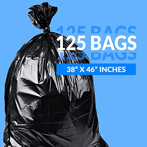 image for Reli. SuperValue 40-45 Gallon Trash Bags | 125 Count | Made in USA | H