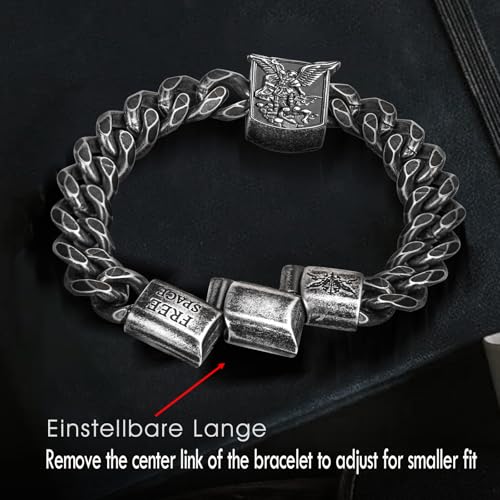 Pulsera free-space San Miguel Arcángel para hombre miniatura 3