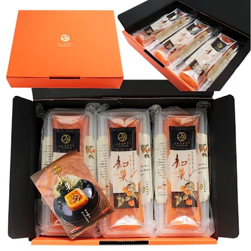 和菓 あんぽ柿 600g（9～12個入) 干し柿 ドライフルーツ 砂糖不使用 奈良県産 和菓子 ギフトボックス 贈答 干柿 贈り物 6枚目