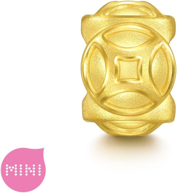CHOW SANG SANG 999 24K Gold Charme Mini Charm Wealthy Bliss Bamboo Charm Bracelet for Women 94382C