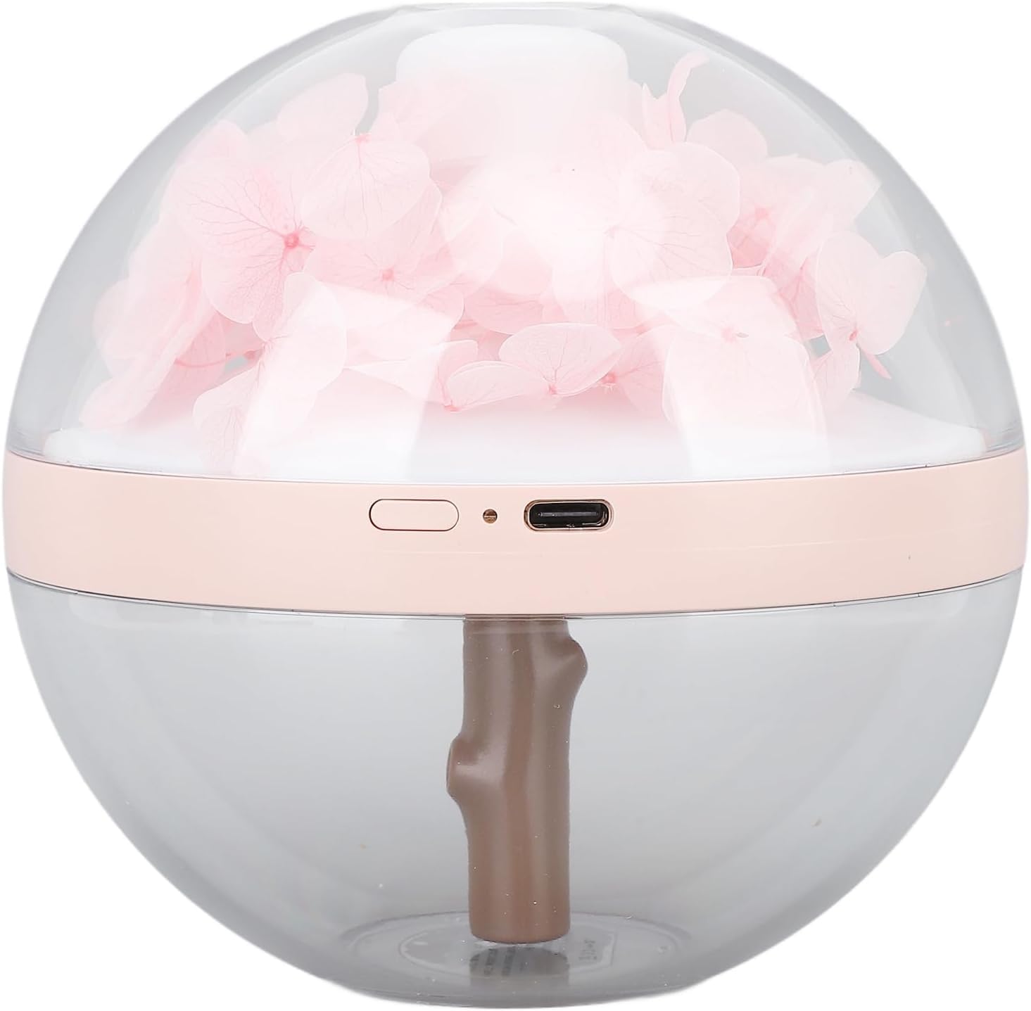 per Uso Domestico Mini diffusore di Oli Essenziali a LED con umidificatore di aromi Fiore eterno Rosa Umidificatore Mini diffusore di Oli Essenziali a LED, 270 ml