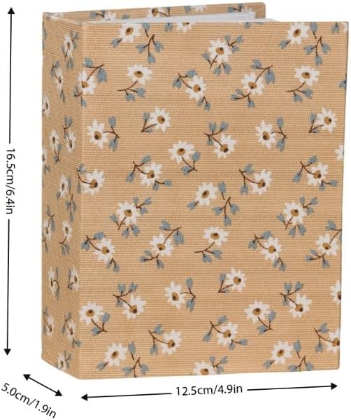Fabric Small Floral Pouch Photo Album Suitable for Party Gathering Commemorative Books