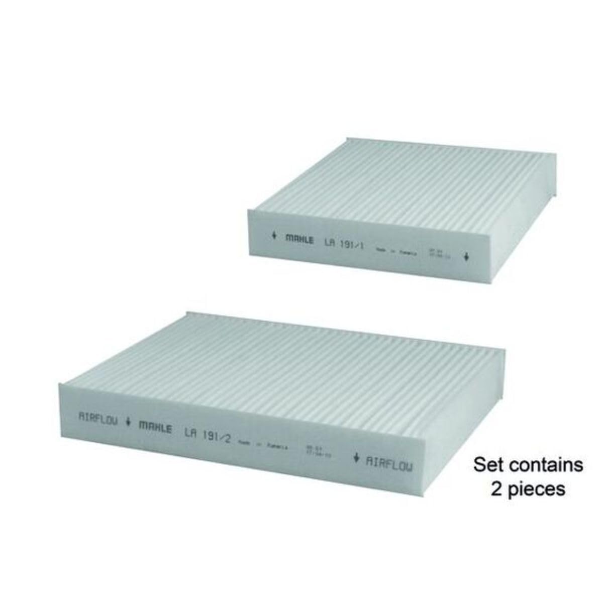 10x MAHLE / KNECHT Filtro Abitacolo Filtro Aria Abitacolo Filtro