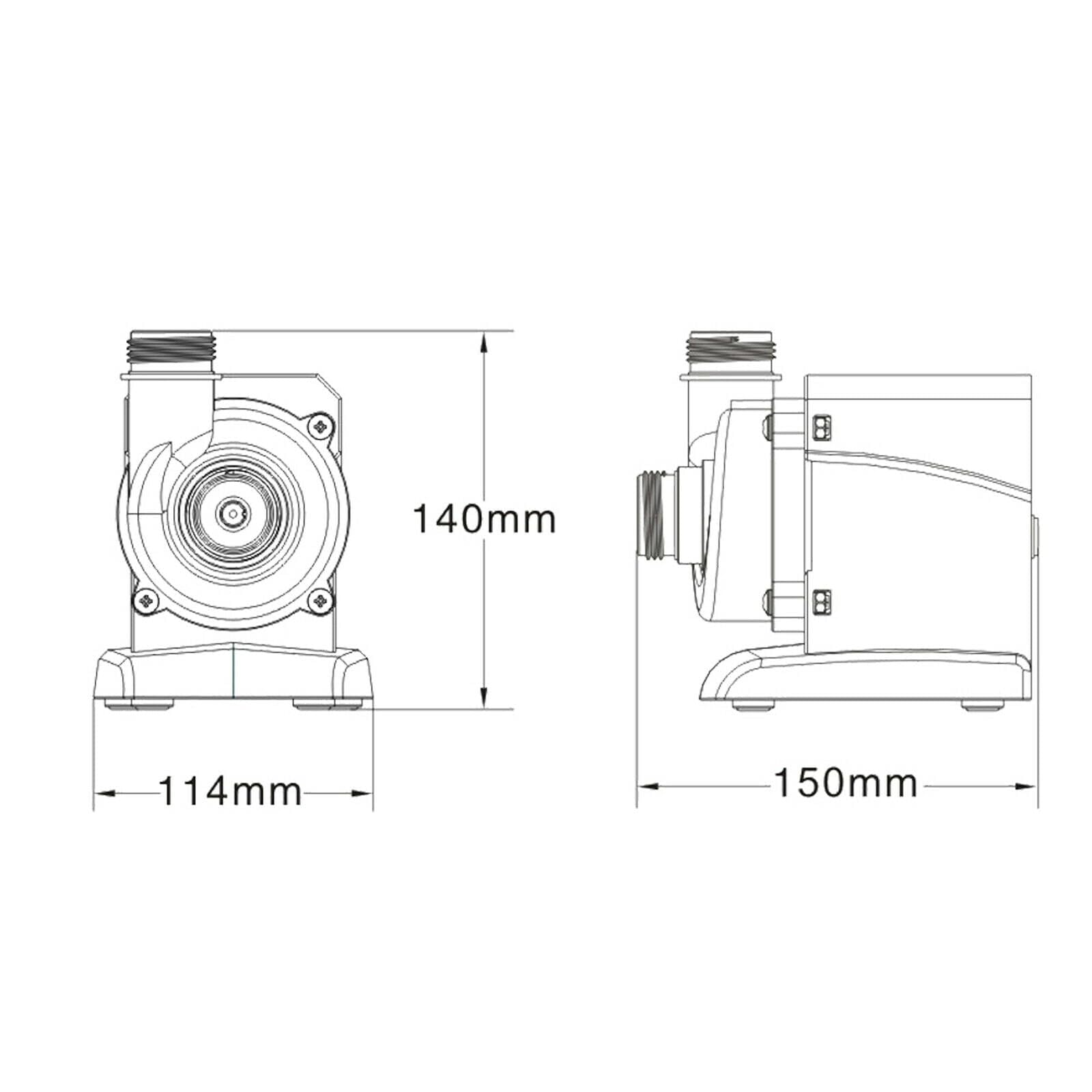Pompa per piscina 7000 litri all'ora circolazione 50 watt con filtro eco 16_0001993