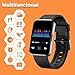 IOWODO R5 Smartwatch,Reloj Inteligente Hombre Mujer con Oxímetro(SpO2),1.57'' Pantalla con Mensajes Notificación,Pulsómetro,Podómetro,Sueño,Pulsera...