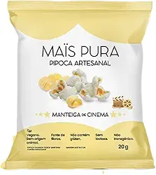 Pipoca Artesanal Mais Pura Manteiga 20g
