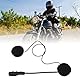 Zunate Motorrad Bluetooth Headset, Motorradhelm Headset mit Rauschunterdrückung Anruffunktion BT5.0 Helm Bluetooth Gegensprechanlage für Motorrad, Ski, ATV, Dirt Bike