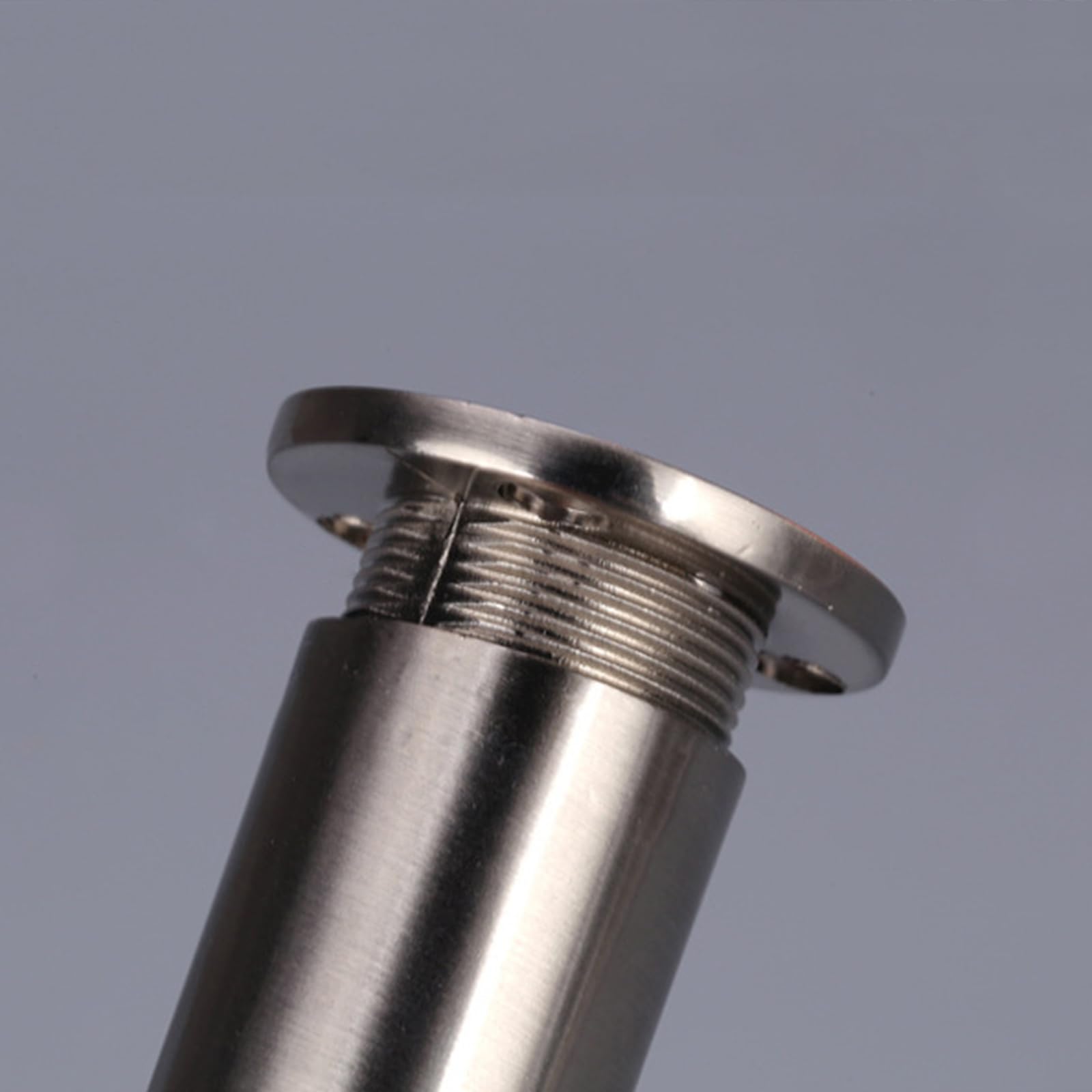 Generico Piedini per Divano Spazzolati da 15 cm 4 Pezzi Superficie Conica in Lega di Zinco Galvanizzata Altezza Piedini per Tavolo: 8-15 cm Gambe per Divano 15 cm/6"