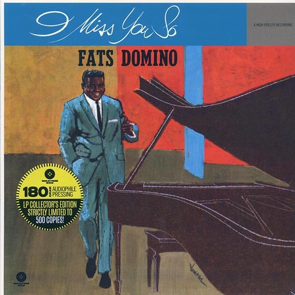 FATS DOMINO I MISS YOU SO - NEW SEALED COLLECTORS 500 LTD EDITION inc 2 BONUS TRACKS & ESSAY LINER NOTES