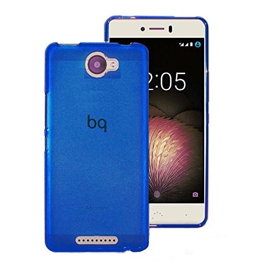 Todobarato24h Funda TPU Lisa Azul Compatible con BQ Aquaris U/U Lite