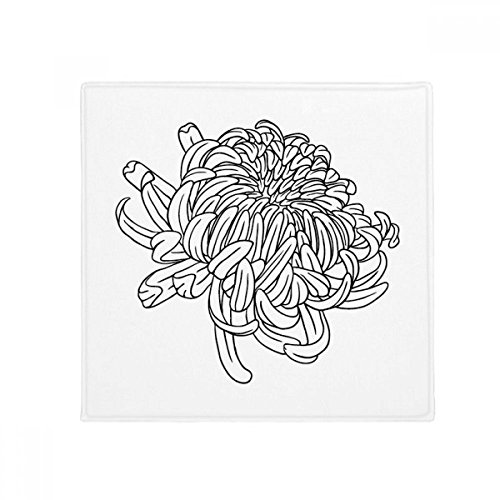Paillasson chrysanthème plante antidérapant 80cm multicolor pour entrée de maison chic - 2
