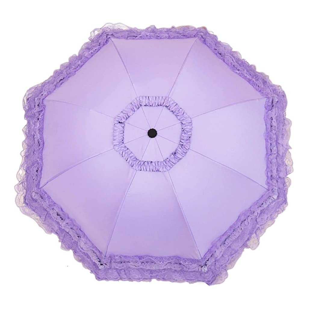 Paraguas para Lluvia Paraguas Manual Paraguas Sol Lluvia Paraguas para Mujer Protección UV Paraguas Plegable Sombrilla Paraguas De Viaje Paraguas
