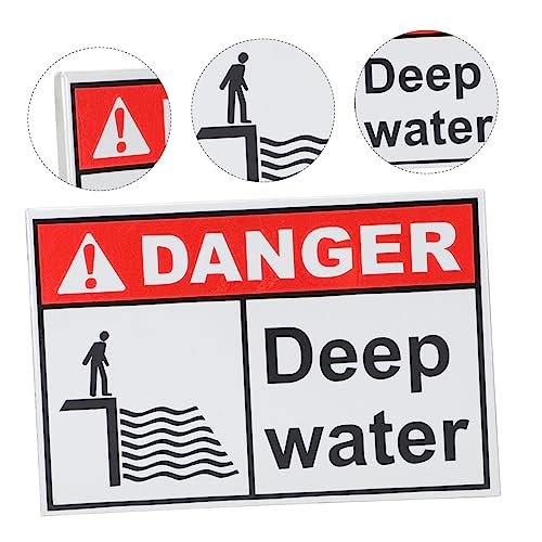 Panneau danger eau profonde rigide Healvian pour signalisation lac - 2