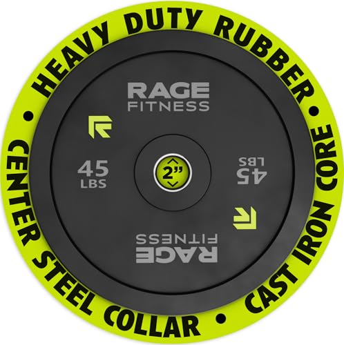 Rage Fitness 45lb Olympic Bumper Plate