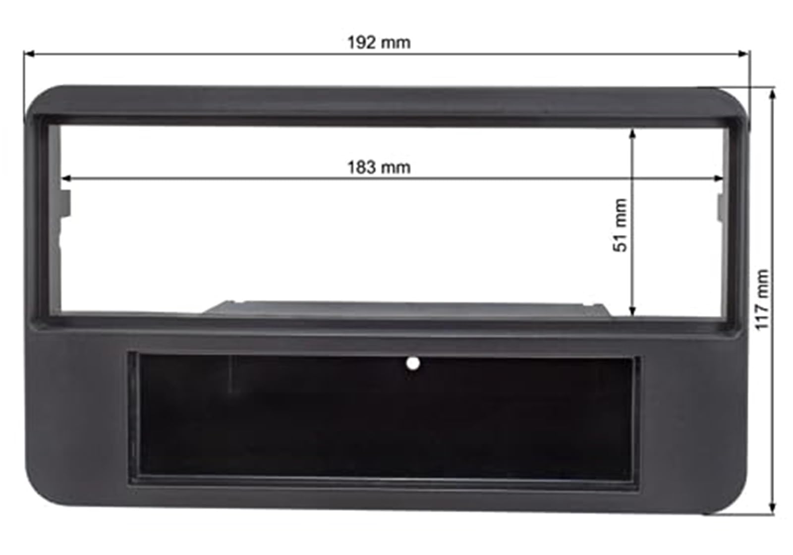 Kit montaggio autoradio stereo 1 DIN, for 159 BreraSpider
