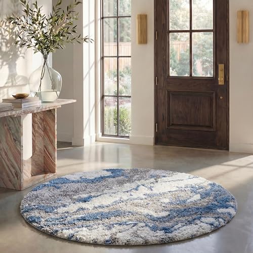 SAFAVIEH Horizon Shag Round Rug