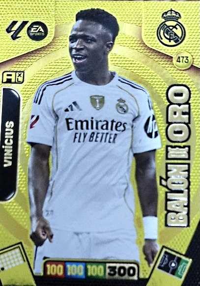 Vinicius Balon de Oro Adrenalyn 2025-2026