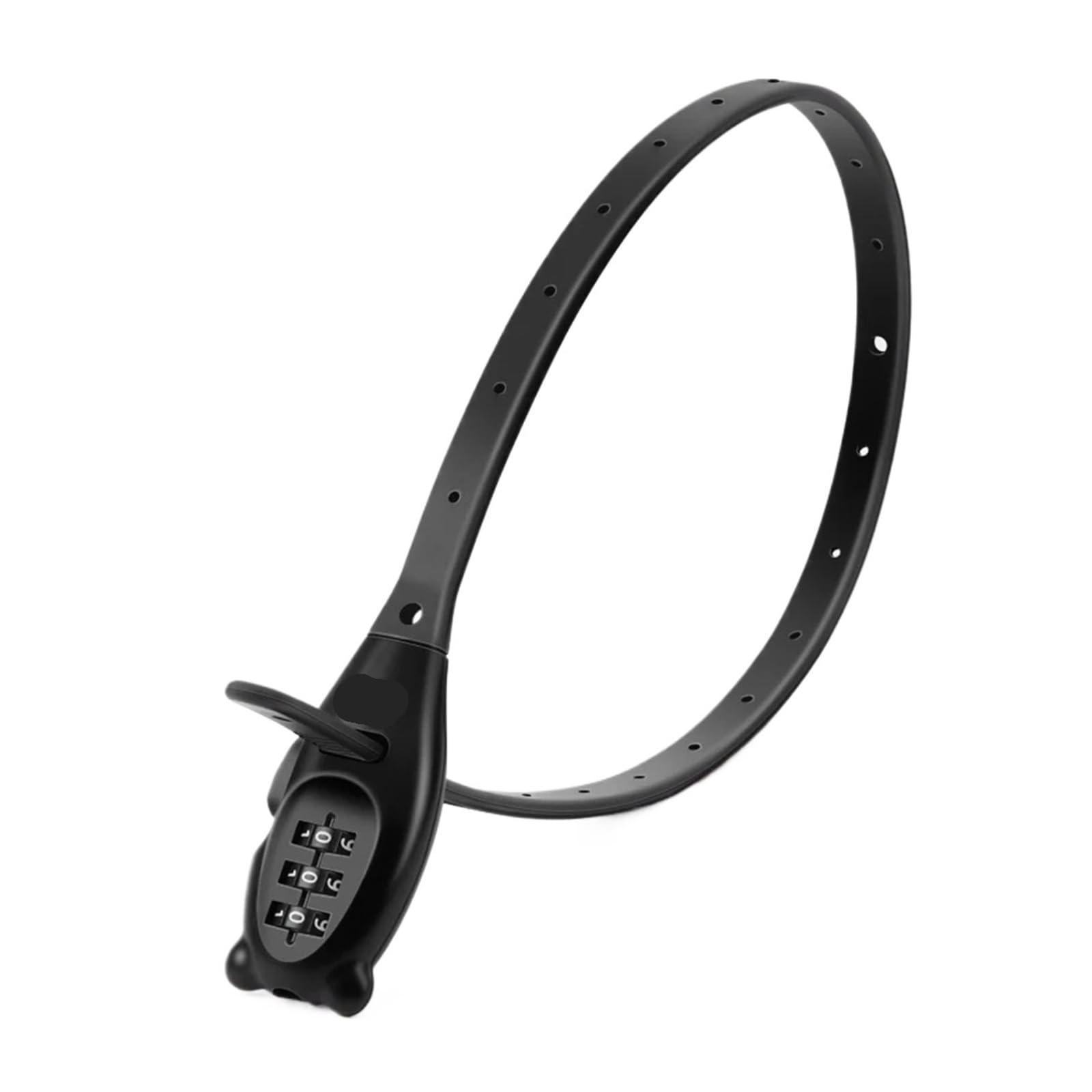 Ycenjepsaz Black 3-Digit Password Tie Lock Portable For Bicycle Electric Scooter Motorcycle Multipurpose Anti-Theft Bike Helmet Locks