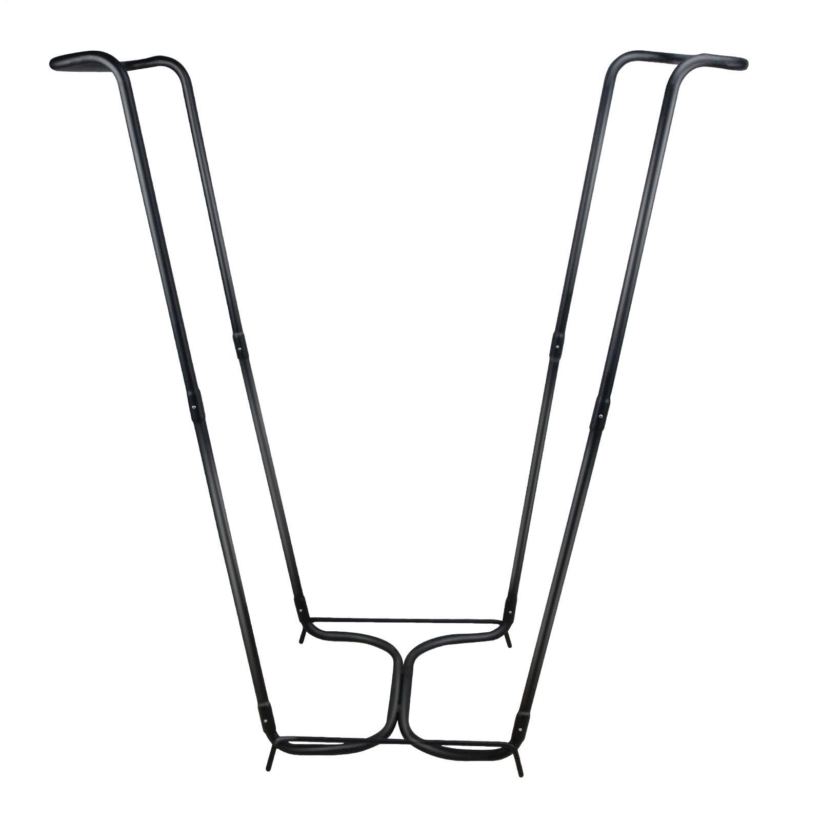 Soporte de bolsa de hojas genérico - Marco de soporte de basura de metal | Soporte De Bolsa De Basura Reutilizable Para Hojas | 25.59x11.81x29.53 Pulgadas | Organizador De Estructura Robusta De Con