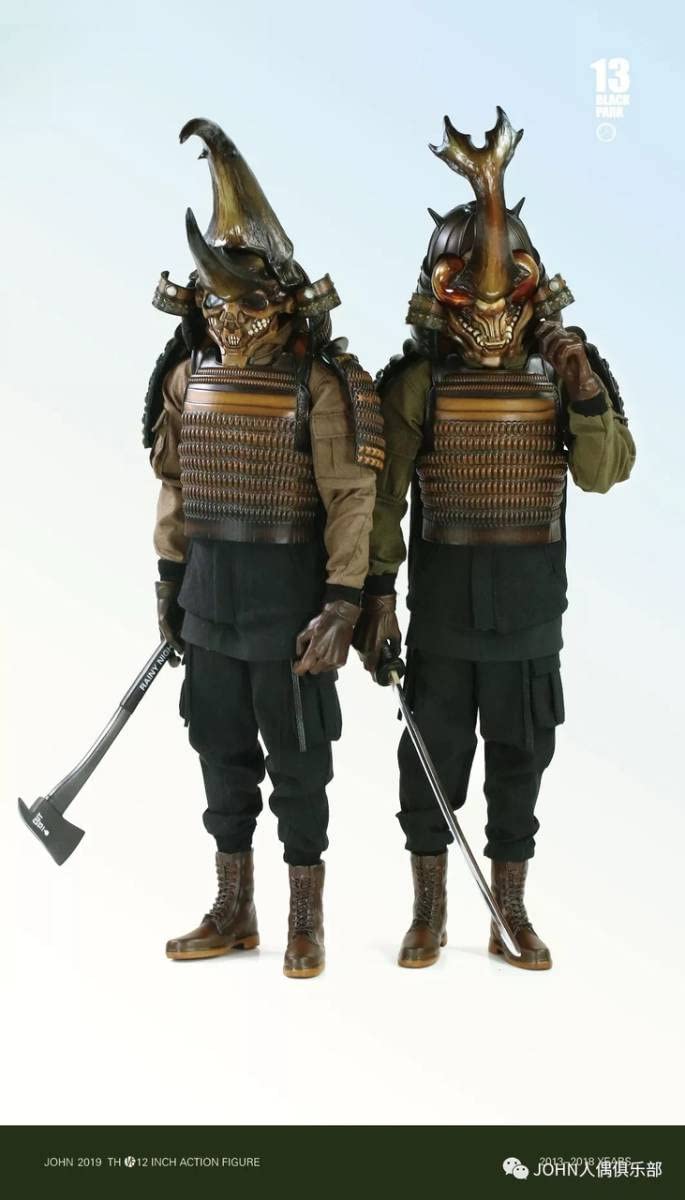 Amazon | 未開封 ブラック13パーク カブト兄弟 冑武士 1/6フィギュア 