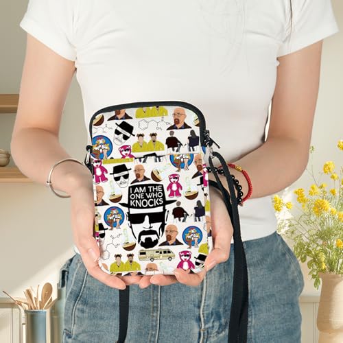 G2TUP Walter White Crossbody Bag Jesse Pinkman & Skyler Fans Gift I Am The One Who Knocks Shoulder Bag Holly & Walter Merch4