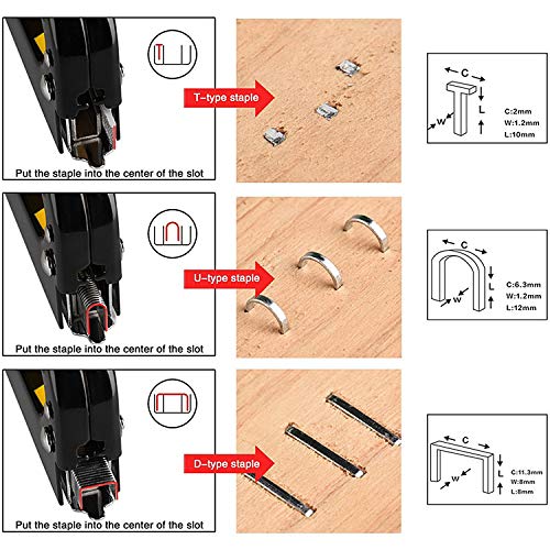 WiMas Heavy Duty Staple Gun Kit, 3-in-1 Tacker Gun Set with Staple Remover and 900 Staples 5 WiMas Heavy Duty Staple Gun Kit, 3-in-1 Tacker Gun Set with Staple Remover and 900 Staples - Image 5