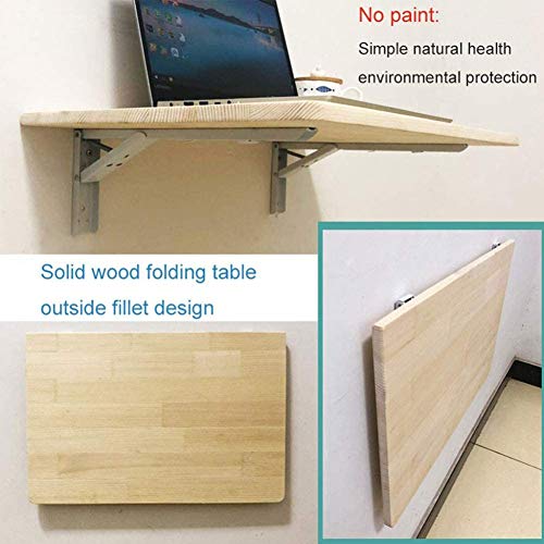 Bureau suspendu d'apprentissage pour enfants en bois pliable 80x40