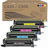 VersaLink C500/C505 - Cartuccia tamburo di ricambio ad altissima capacità per stampante Xerox Versalink C500 C505, per stampanti C500, C500DN, C500N, C505, C505DN, C505N, C505S (confezione da 4, B/C/M