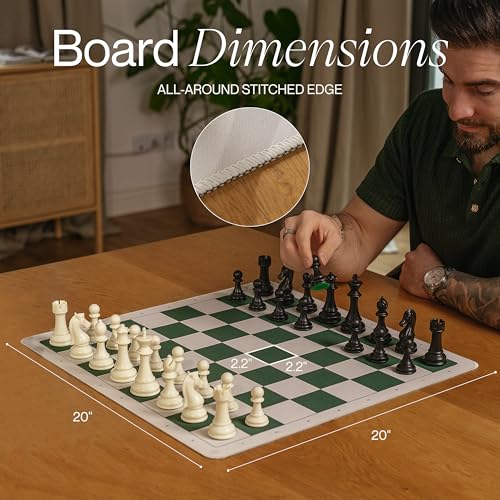 Rook & Roll Juego de Ajedrez Tournament 20”x20” Adultos miniatura 4