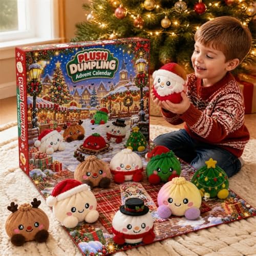 Dumpling Advent Calendar 2026 Plush Mystery Box Christmas Home 24-Day Adult - image 2