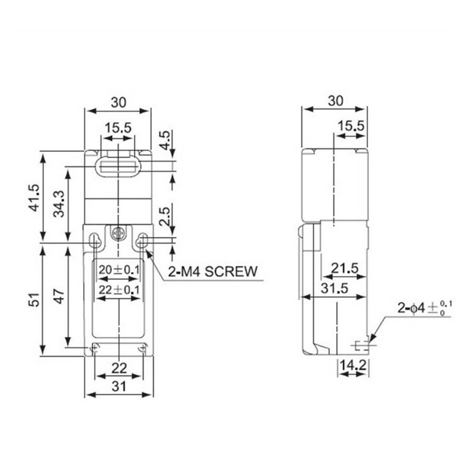 Interruptores de botón CZ-93B CZ-93C 250VAC 3A Interruptor de enclavamiento de llave de seguridad a prueba de agua Micro interruptor de límite de ahorro de energía Interruptores de puerta de seguridad