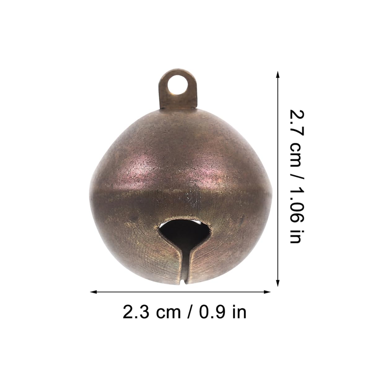 Levemolo Pet Collar Charms Copper Bells for Dogs Craft Bells for Dog Collars for Pets Easy Attachment