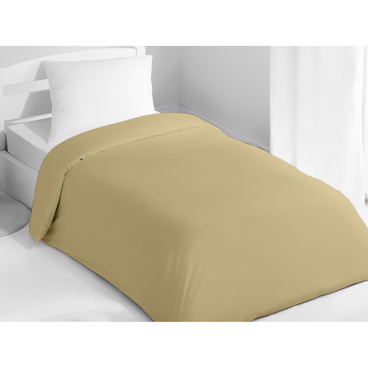 Tappeto antiscivolo rettangolare Fluffy in cotone antracite 80 x 50 cm