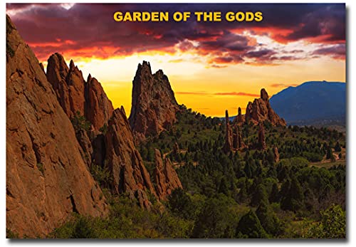 REFRIGERATOR MAGNET Garden of The Gods Colorado Springs, Colorado Travel Refrigerator Magnet Size 2.5inch x 3.5inch, Multi-color, 2.5 x 3.5 (view_a521)