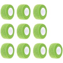 ESUPPORT 1 Inches X 5 Yards Self Adherent Cohesive Wrap Bandages Adhesive Wounds Strong Elastic First Aid Tape for Sport Wrist Ankle 10 Count