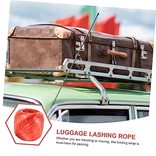Corde résistante à la rupture en plastique rouge pour fixation stable