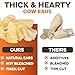 BRUTUS & BARNABY Cow Ears for Dogs – Whole Ears 100 ct, Thick Cut, Grass-Fed Angus Beef, All-Natural No-Rawhide Dog Treat Alternative