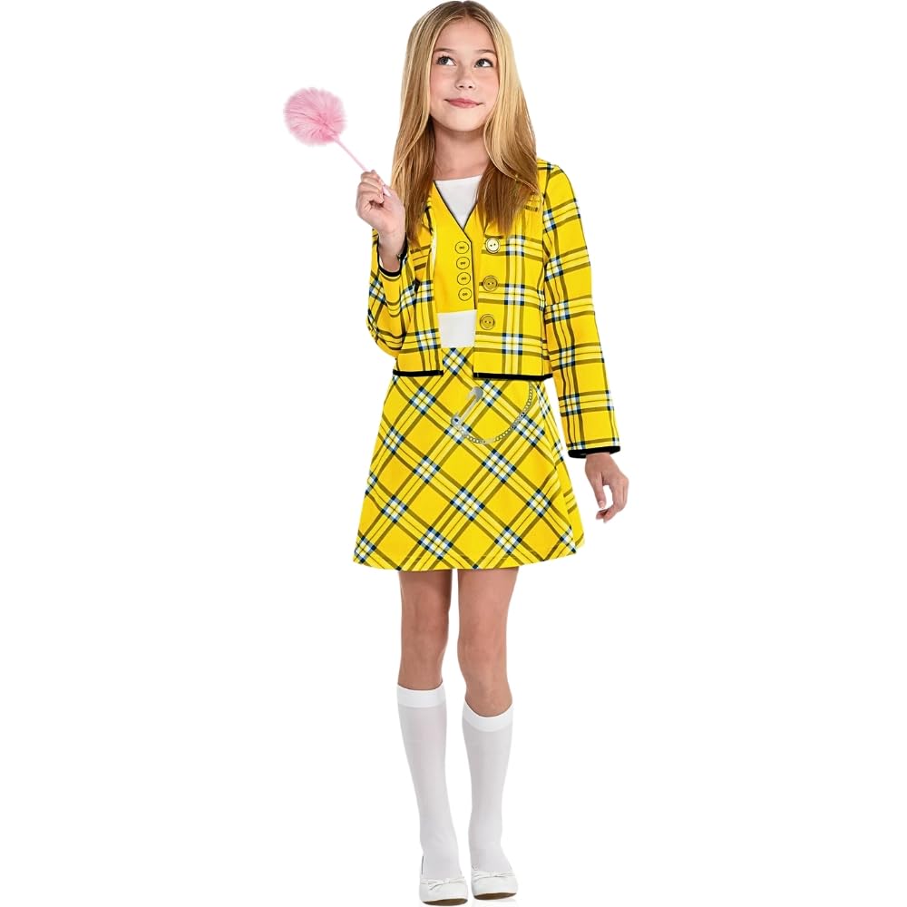 Party City Cher Halloween Costume for Girls, Clueless, Includes Dress and Pen