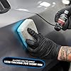 The Rag Company - Ultra No Soak Coating Applicator - Ultra Blue and Ice Grey - 6 Pack - 3 Inch by 5 Inch Applicator Sponge