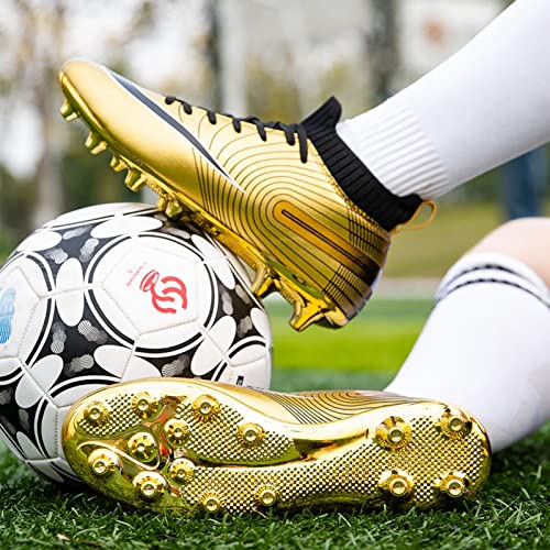 Voetbalschoenen | Antislip slijtvaste voetbalschoenen voor jongens,Schoenplaatjes Voetbalschoenen voor heren Trainingsschoenen Schoenplaatjes Voetbalschoenen voor heren Geruwam - Image 4