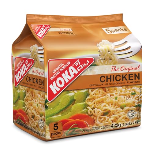 Koka Original Chicken Flavour Oriental Style Instant Noodles 85 g (Pack of 5)