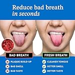Mouthology Tongue Scraper for Adults (2 Pack), Reduce Bad Breath, Metal Tongue Scraper, Tongue Cleaner, Tongue Scraper, Stainless Steel Tongue Scraper, Tongue Cleaner for Adults, Tongue Scrubber - Image 2