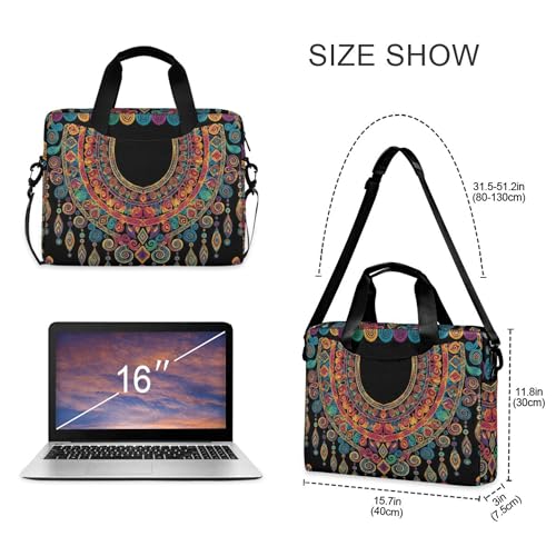 Maletín para laptop ALAZA Geométrico Boho 13-15.6" miniatura 4