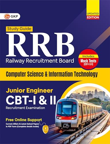 Image of GKP RRB JE 2025-26 Computer Science & Information Technology Guide | CBT-I (Non-Technical) & CBT-II (Technical) | 2 Mock Tests