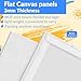 YOURSORTER Canvas for Painting 8x10 inch, 24 Pack Painting Canvas Boards for Novices & Artists, Gesso Primed Acid-Free 100% Cotton, Small Blank Canvas Panels for Oil, Watercolor, Acrylic