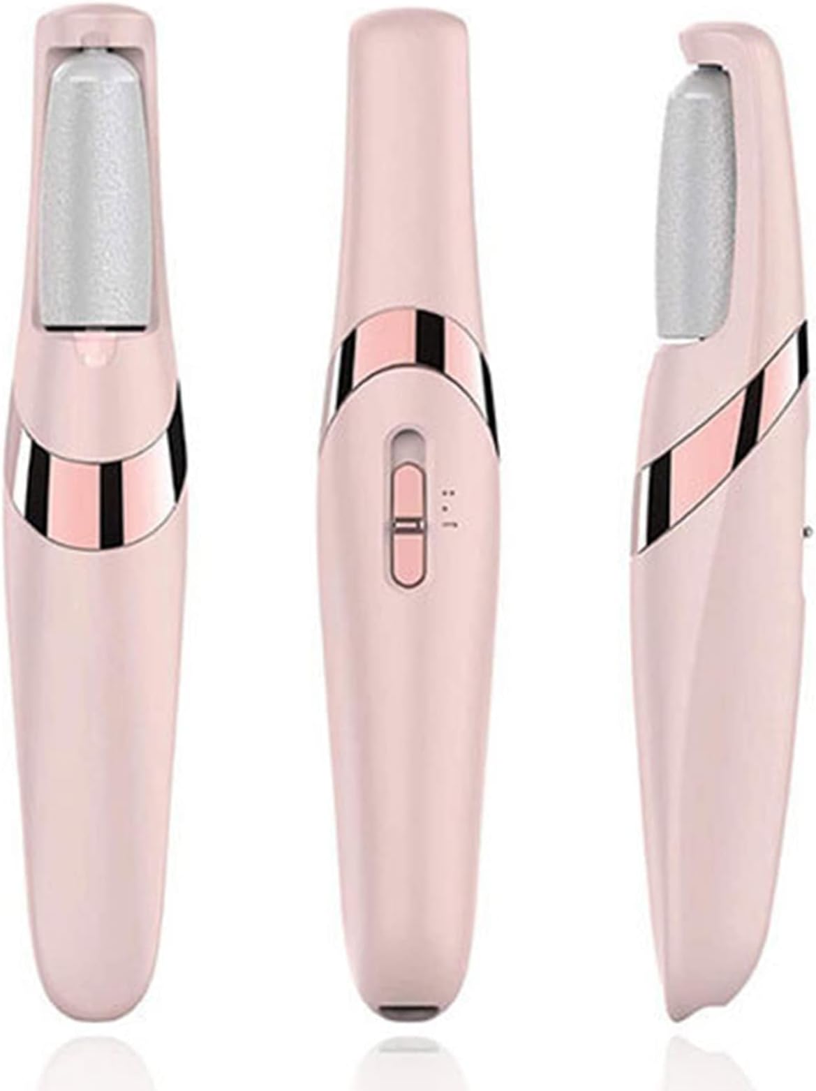 Finishing Foot File Electric Callus Remover Ipx6 Waterproof Scrubber,Rechargeable Hard Skin With 2 Speed Roller Headsremove Cracked Heels Calluses