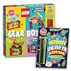 Klutz Lego Gear Bots Science Building Kit Invisible Ink Activity Book, 62 Elements to Make 8 Different Versions of Moving Machines